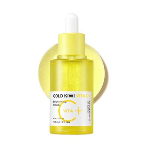 HOLIKAHOLIKA Gold Kiwi Vita C+ Brightening Serum 45ml-Korean Cosmetics at REDBLEC