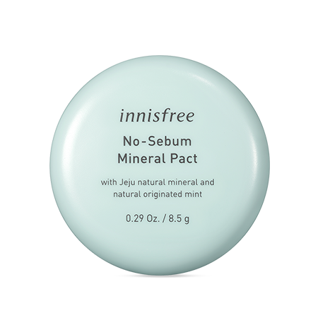 Innisfree No-Sebum Mineral Pact 8.5g-Korean Cosmetics at REDBLEC