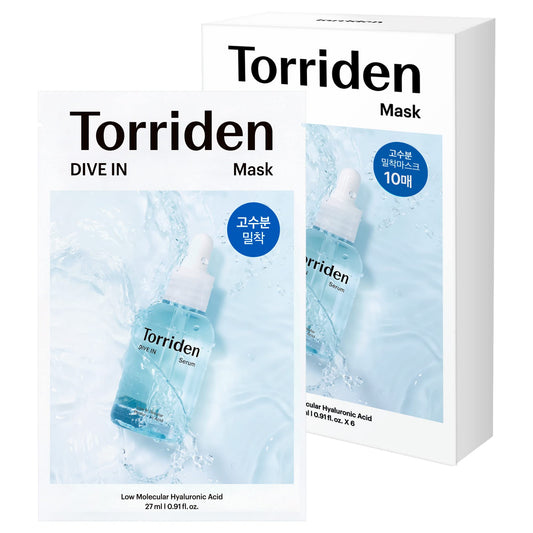 Torriden DIVE IN Low Molecular Hyaluronic Acid Mask Sheet 10ea