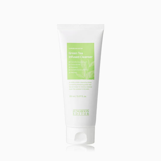 SUNGBOON EDITOR Green Tea Infused Cleanser 150ml-Korean Cosmetics at REDBLEC